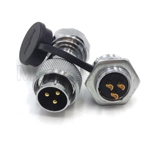 WS20 3 pin Waterproof IP67 Electrical Connectors, LED Power Cable Wire Connector - Picture 1 of 7