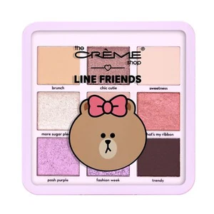 Paleta de sombras de ojos The Crème Shop | LINE FRIENDS - CHOCO’S SWEET & LOVELY | 9 - Imagen 1 de 4