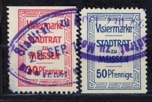 Germany local revenues Meissen Saxony Visirmarke fiscal - Picture 1 of 1