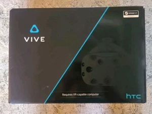 HTC VIVE VR SYSTEM W/ HEADSET CONTROLLERS CABLES - Picture 1 of 9