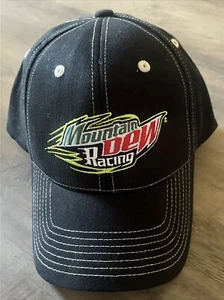 New Vintage Nascar Mountain Dew Racing Vickers Hat Fitted Large - Picture 1 of 7