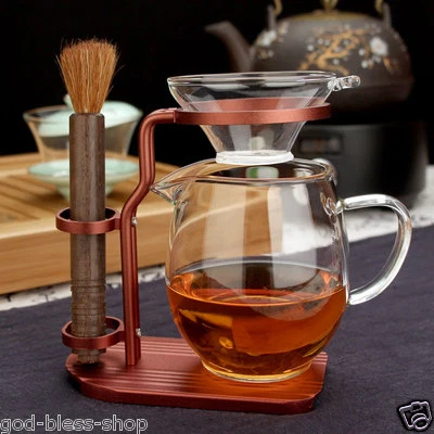 China Estante de herramientas de té para red de filtro jarra de vidrio soporte de cepillo de mantenimiento Foto 1 de 4