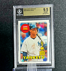 AARON JUDGE Topps 2017 All Star Rookie #25 2018 Topps Heritage Yankees - BGS 9.5