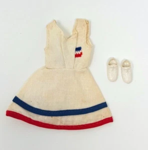 Vintage 1977 Uneeda Donna Doll Tennis Dress With Shoes - Picture 1 of 2