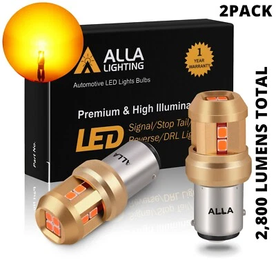 Lámpara intermitente delantera LED amarilla 7528 para Honda Toyota, fregadero de aluminio de alta resistencia Foto 1 de 4