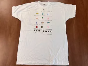 VINTAGE NEW YORK LUKE A TUKE 1988 3XL T-SHIRT SINGLE STITCH DEADSTOCK SCREEN STARS - Bild 1 von 9