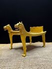 Hippopotamus bed, Hippopotamus statue with amazing gold leaf - made in Egypt