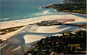 Postcard Maine Aerial View Ogunquit-By-The-Sea Vintage Unposted - Picture 1 of 2