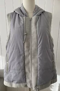Country Road Grey Hooded Vest, Size L - Picture 1 of 8
