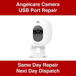 Angelcare Baby Monitor Cámara Micro USB Carga Puerto de Alimentación Servicio de Reparación ACxxx - Imagen 1 de 1