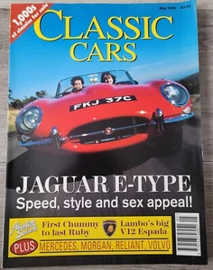 Classic Cars Magazine - May 1995 - Jag E-type, Lambo Espada, Merc SL, Volvo PV44 - Picture 1 of 2