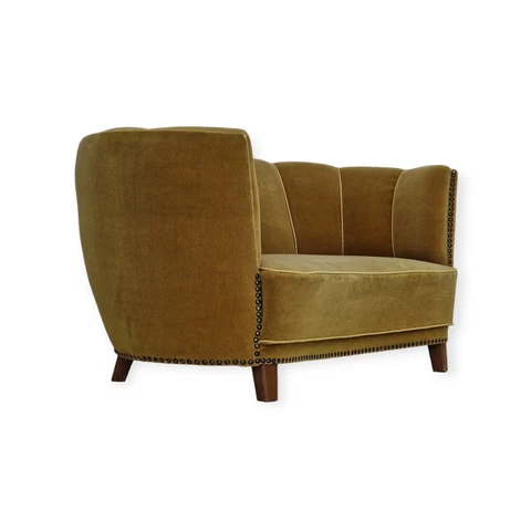 1960-70s, Danish 2 seater "Banana" sofa, original very good condition Cover