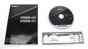 ASRock H310CM-DVS - Handbuch - Blende - Treiber CD #328276 - Bild 1 von 1