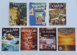 Walter Foster How to Art Books Paint Draw Abstract Landscape Seascape You Pick - Picture 1 of 24