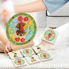 Wooden Clock Kids Toy For Clocks Practice Learning Activities For 3 Year Old