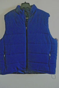 Chaleco de exterior grande y alto para hombre azul talla 3X resistente al agua nuevo con etiquetas - Imagen 1 de 2
