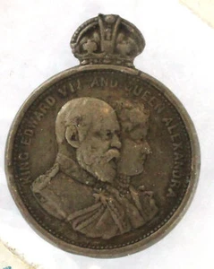 Great Britain Silver Medal 1902 Coronation of Edward VII Sterling silver - Imagen 1 de 4