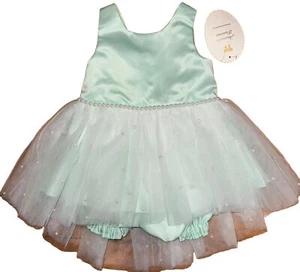 American Princess Baby Girl Party Formal Easter Hi-Low Pearls Dress 24 Months - Picture 1 of 6