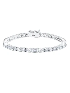 Authentic Crislu Large Round Stone Tennis Bracelet (6.5 inches) - Picture 1 of 1