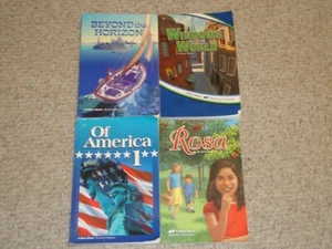 Abeka 5th grade readers lot of 4: Rosa, Beyond the Horizon, Of America 1, etc. - Picture 1 of 9