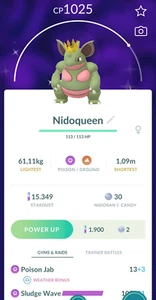 Shiny Nidoqueen che indossa un corvo - COMMERCIO - Richiedi Nidoqueen Shiny Registrato - Foto 1 di 1