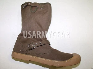 $97 Botas de Diseñador Planas Caqui de Goma Palladium Balla Pompa Luz Lona - Imagen 1 de 9