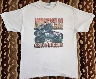 Camiseta de Colección Maximum Destruction Grave Digger Monster Truck Adulto Talla L Y2k  Foto 1 de 4