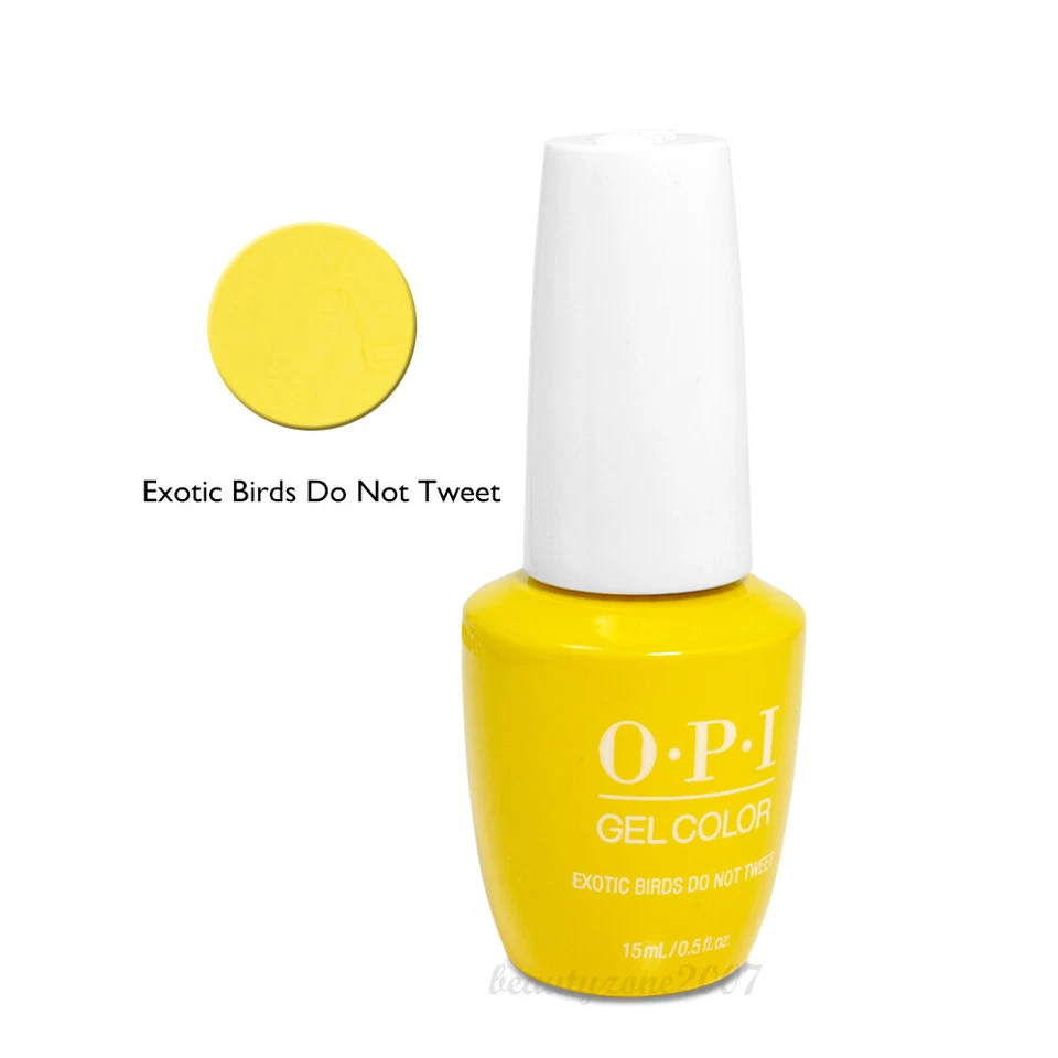 Esmalte de uñas en gel OPI Soak Off GC F91 aves exóticas no tuitean 0,5 oz  Foto 1 de 1