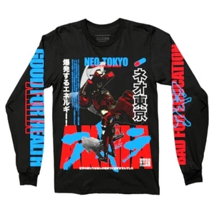 Camisa Rucking Fotten Akira Neo Tokyo Manga Larga Nueva Sellada Talla Grande - Imagen 1 de 3