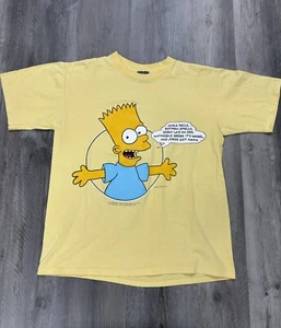 Vintage 1990 Bart Simpson "Jingle Bells Batman Smells" Simpsons Herren XL Selten! - Bild 1 von 8