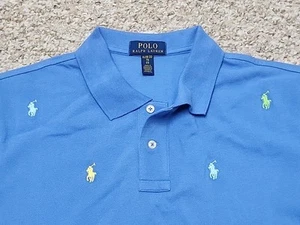 Polo Ralph Lauren Pastel Pony All Over Print Polo Shirt XL(18-20) Boys Kids - Picture 1 of 14