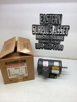 Baldor Industrial Motor M3546 1HP FR. 56 230/460V NIB - Image 1 of 4
