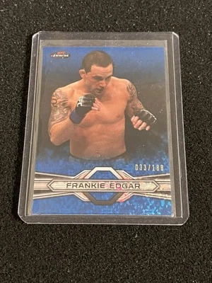 Frankie Edgar 2013 Topps Finest UFC Blue Mini Diamond Refractor #d /188 HOF #15 - Image 1 of 2