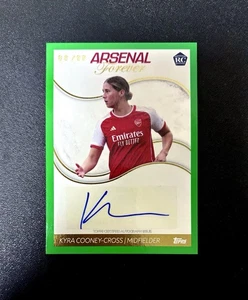 Kyra Cooney-Cross 2023-24 Topps Arsenal Forever Auto Rookie Green #88/99 - Picture 1 of 2