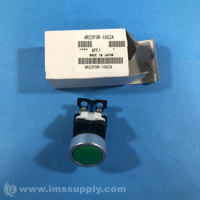 Pulsador momentáneo Fuji Electric AR22F0R-10GZA 22 mm FNOB Foto 1 de 4