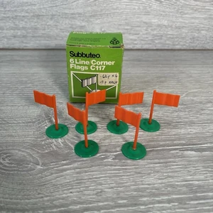 Subbuteo Soccer 6 Line Corner Flags C117 Complete Boxed - Picture 1 of 5