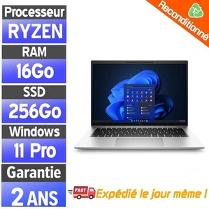☑️⭐☑️PC HP Elitebook 845 G8 - AMD Ryzen 5 6550U - SSD 256 Go Ram 16Go☑️⭐☑️ - Photo 1/8