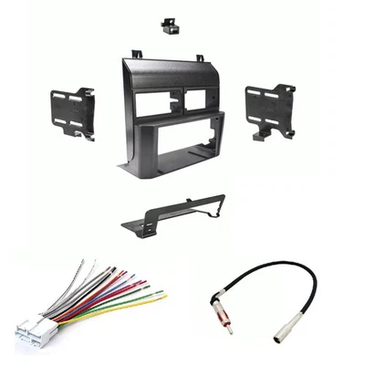 Double Din Car Radio Stereo Installation Kit, Black for 1988-94 Chevy GMC Trucks - Image 1 of 4