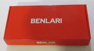 Benlari Leather Motorcycle Riding Gloves Black M - Bild 1 von 4