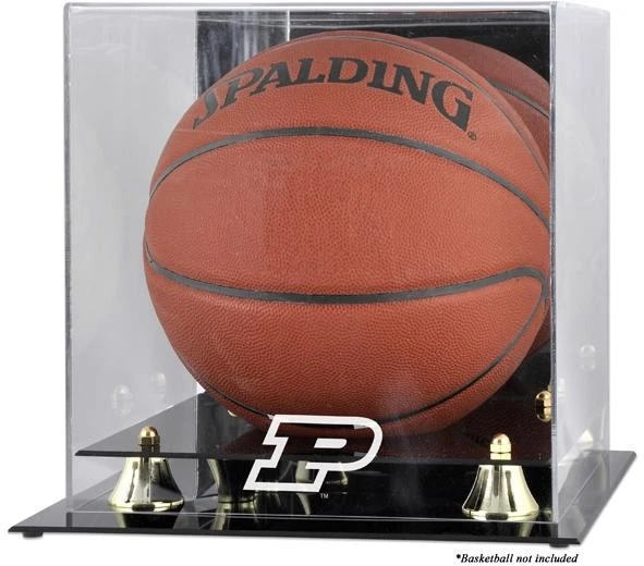 Purdue Boilermakers Golden Classic Logo Basketball Display Case - Image 1 of 1
