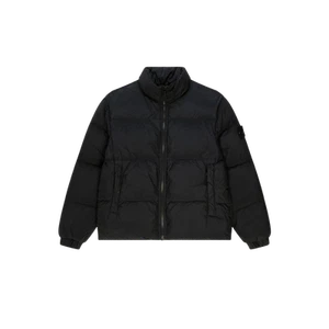 (Kids) Stone Island 40823 Garment Dyed Crinkle Reps R-Nylon Down Black - 23FW - Picture 1 of 2