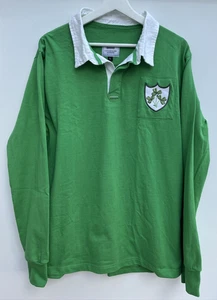 Maglia Rugby Irlanda Vintage Kooga Verde Retrò Manica Lunga Uomo Large L - Foto 1 di 7
