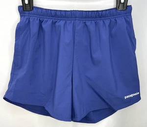 Patagonia Multi Trails 4" Shorts Kids' NWT size 12 (large) color Solstice Purple - Picture 1 of 4