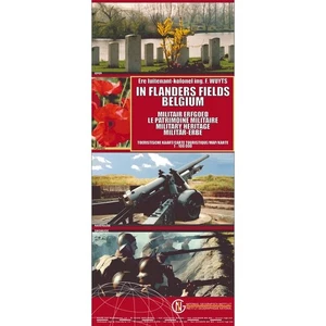 Belgium: In Flanders Fields - WW1 Military History and Tourist Map - Picture 1 of 3