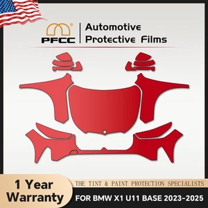 For BMW X1 U11 Base 2023-2025 Full Front Precut Paint Protection Film Gloss PPF - Picture 1 of 22