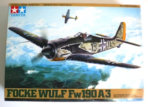 KIT TAMIYA  1/48è  FOCKE WULF Fw 190 A3   COMPLET  TB ÉTAT  1994   BOITE 30x22cm - Picture 1 of 6