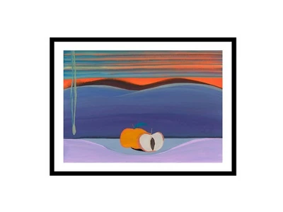 Matthew Wong - Crepúsculo laranja, estampa giclée natureza morta, presente decoração de parede grande - Imagem 1 de 4