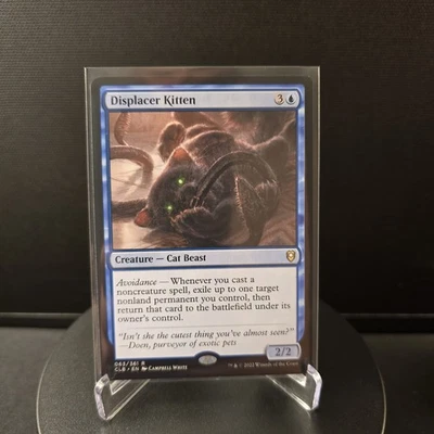 MTG Displacer Kitten 63 Regular Rare Baldur's Gate CLB - Image 1 of 4