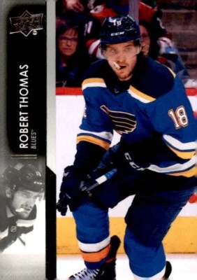 2021-2022 Upper Deck Hockey #409 Robert Thomas St. Louis Blues Series 2 - Image 1 of 2