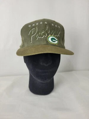VTG Green Bay Packers NFL Nutmeg Mills American Needle RAYON/POLY. Snapback Hat - Image 1 of 4